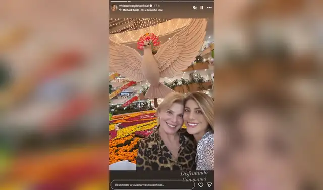 Viviana Rivasplata junto a su madre en Colombia. Foto: Instagram. Viviana Rivasplata junto a su madre en Colombia. Foto: Instagram.