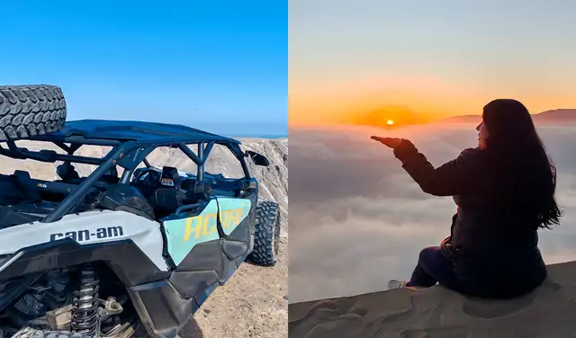 Puedes subir en buggies a la duma Toro Mata para disfrutar de un lindo atardecer.
