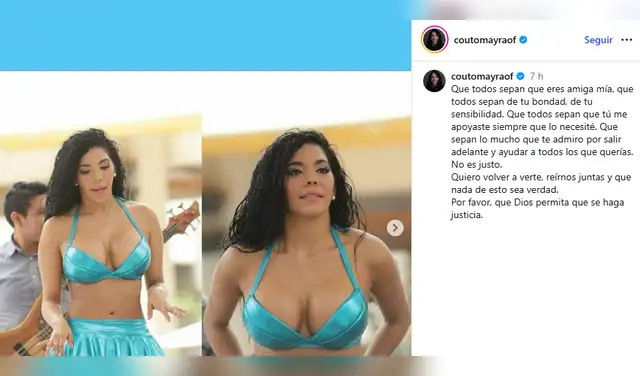 Mayra Couto se despide de 'La Chocholatita' tras su trágica muerte