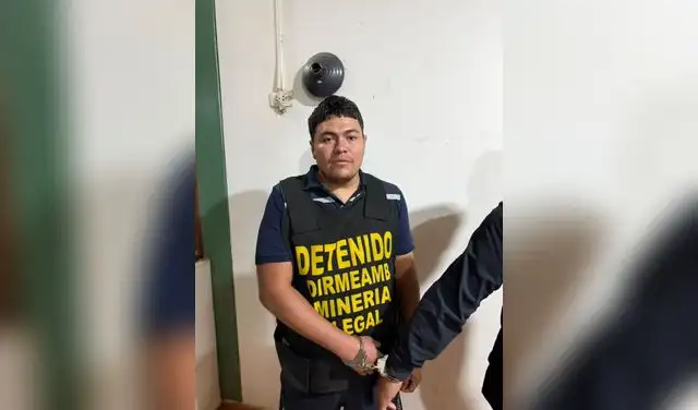 El reclutador. Kelner Wong Vela, “Teddy”, está detenido. Foto: FFAA El reclutador. Kelner Wong Vela, “Teddy”, está detenido. Foto: FFAA