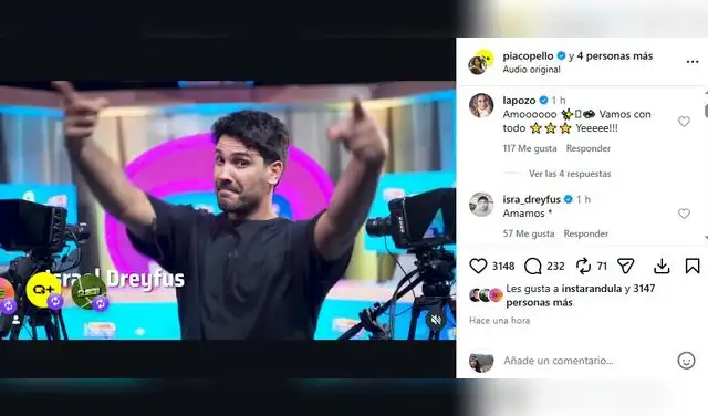 Ethel Pozo e Israel Dreyfus reaccionan a la publicación de Pía.