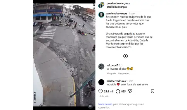 Se encontró un video con más resolución. Foto: Instagram