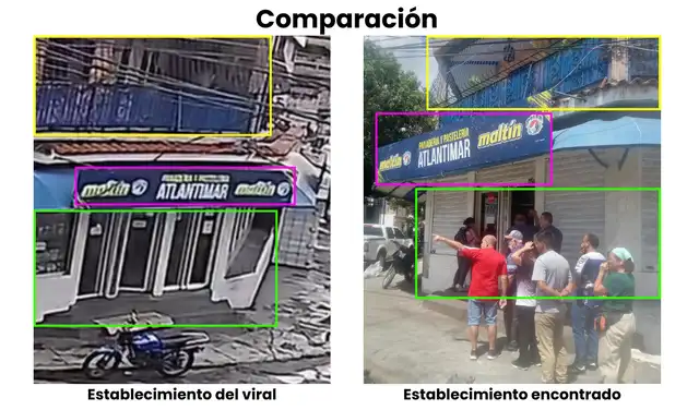 Comparación entre ambas imágenes. Foto: Redes sociales | Composición: LR