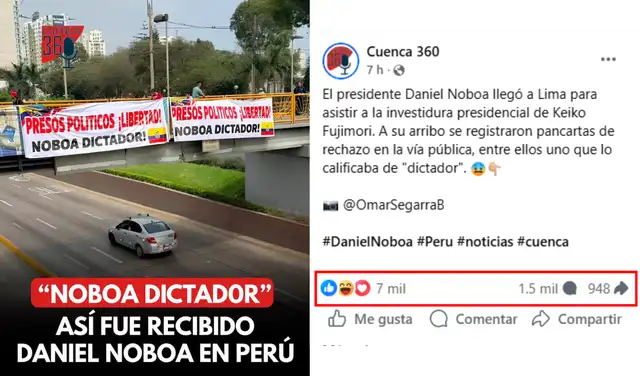 Post con más interacciones. Foto: Facebook