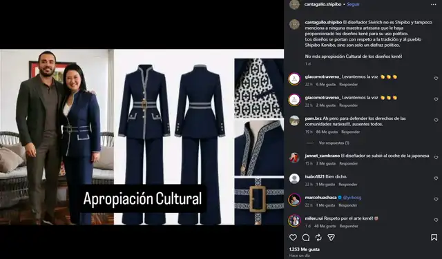 Publicación realizada por la comunidad Shipibo-Konibo acusando a Yirko Sivirich. Foto: Instagram. Publicación realizada por la comunidad Shipibo-Konibo acusando a Yirko Sivirich. Foto: Instagram.