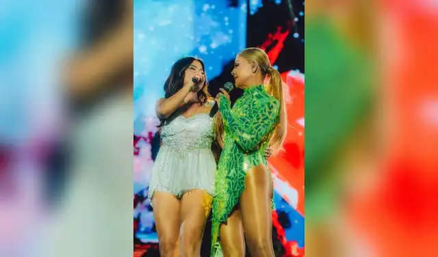Briela Cirilo junto a Olga Tañón en 'Acceso al Corazón 4'