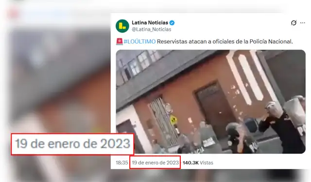 Cobertura de Latina Noticias. Foto: Latina Noticias