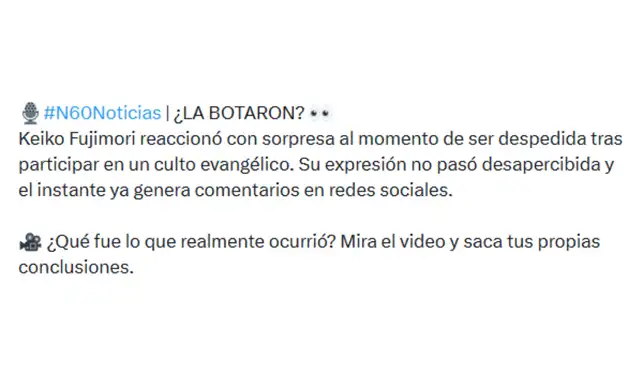 Descripción atribuida al viral. Foto: Redes sociales Descripción atribuida al viral. Foto: Redes sociales