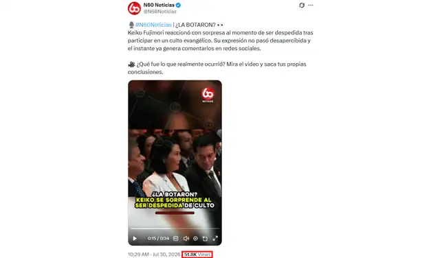 Post con más alcance en redes sociales. Foto: X Post con más alcance en redes sociales. Foto: X