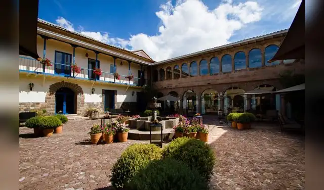 Palacio del Inka en Cusco fusiona historia inca y española. Ofrece 203 lujosas habitaciones con arte colonial. Foto: Tripadvisor