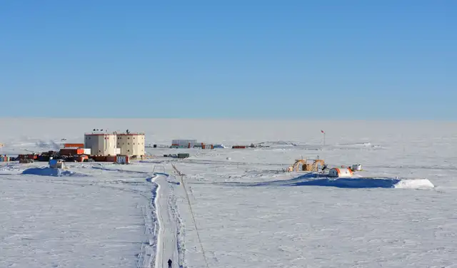 Concordia está considerada como la estación de investigación de campo más aislada del mundo. Foto: ESO