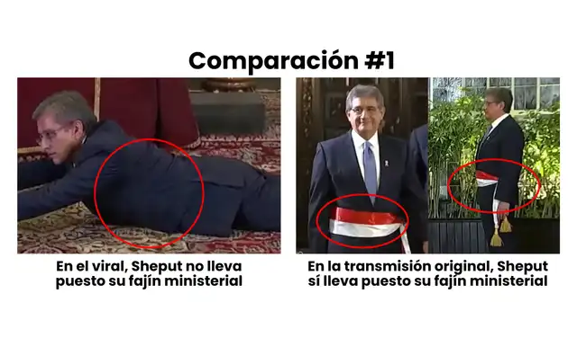 Comparación #1. Foto: Facebook / TV Perú | Composición: LR