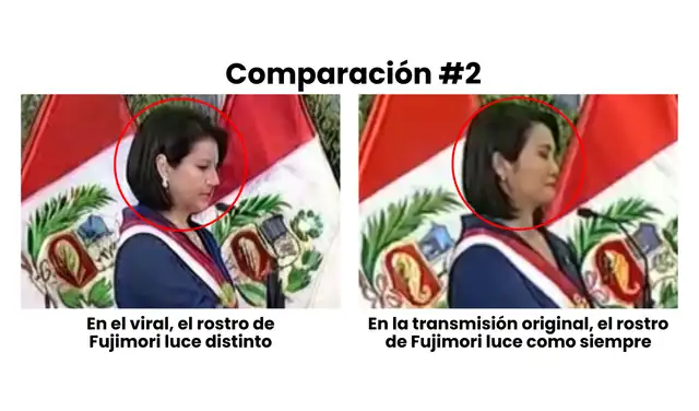 Comparación #2. Foto: Facebook / TV Perú | Composición: LR