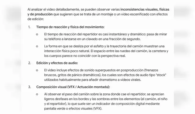 Análisis de la imagen viralizada con SynthID. Foto: SynthID