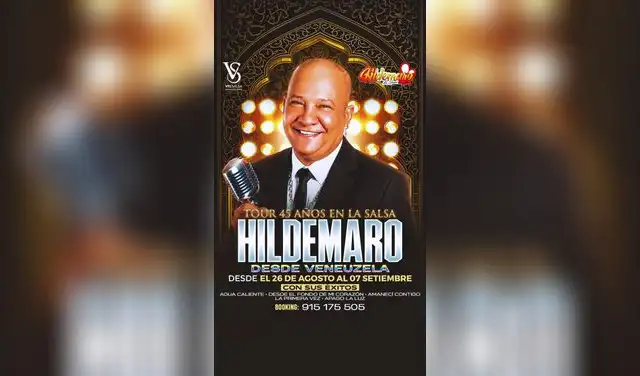El cantante Hildemaro envió mensaje a sus fans en Perú tras confirmar gira por su aniversario 45 El cantante Hildemaro envió mensaje a sus fans en Perú tras confirmar gira por su aniversario 45