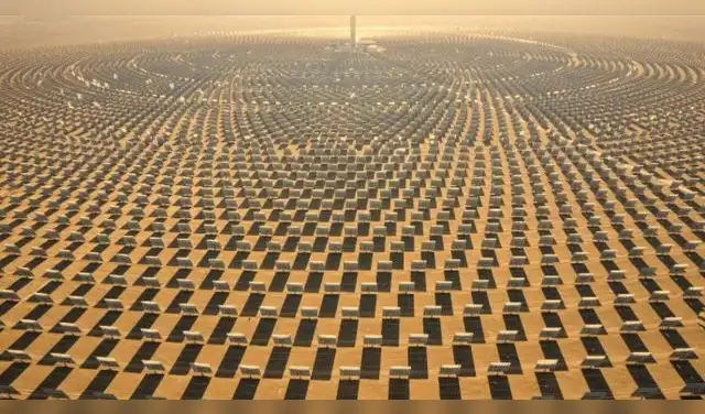 La construcción de la Gran Muralla Solar de China se estima que comience en 2026 y se espera que entre en operación comercial en 2027. Foto: ORDC