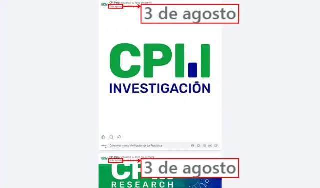 La página muestra actividad desde el pasado 3 de agosto. Foto: Facebook La página muestra actividad desde el pasado 3 de agosto. Foto: Facebook