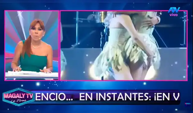 Magaly Medina habló del comportamiento de dos cantantes de La Bella Luz. Foto: ATV. Magaly Medina habló del comportamiento de dos cantantes de La Bella Luz. Foto: ATV.