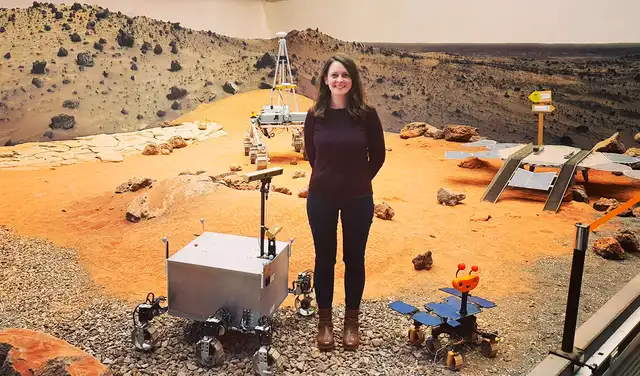 Claire Parfitt lidera un equipo que planifica la futura exploración de Marte. Foto: Claire Parfitt Claire Parfitt lidera un equipo que planifica la futura exploración de Marte. Foto: Claire Parfitt