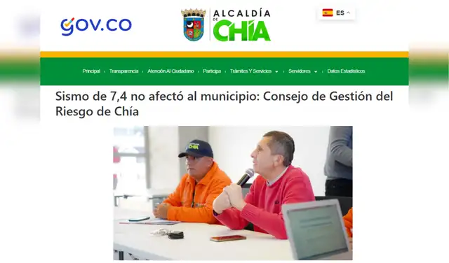 Comunicado oficial de la Alcaldía de Chía. Foto: Alcaldía de Chía Comunicado oficial de la Alcaldía de Chía. Foto: Alcaldía de Chía