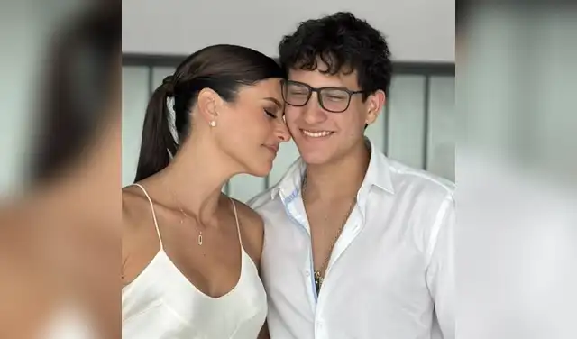 María Pía y su hijo Samuel Dyer Jr. Foto: Instagram.  