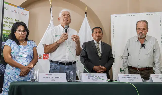 El Servicio Nacional Forestal y de Fauna Silvestre (SERFOR) le entregó a Alberto Benavides Ganoza la resolución que le otorga la titularidad de la concesión para conservación Lomas y Tillandsiales de Amara y Ullujalla, en Ica. Foto: Gobierno del Perú El Servicio Nacional Forestal y de Fauna Silvestre (SERFOR) le entregó a Alberto Benavides Ganoza la resolución que le otorga la titularidad de la concesión para conservación Lomas y Tillandsiales de Amara y Ullujalla, en Ica. Foto: Gobierno del Perú