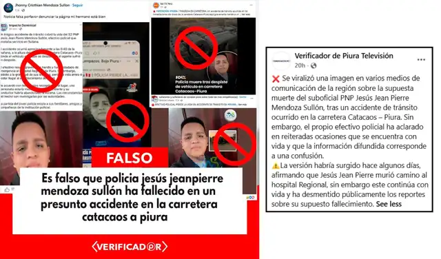 Publicación falsa #3. Foto: Facebook