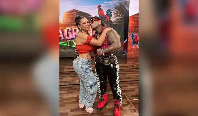 La Mackyna y su pareja Norka Ascue. Foto: Panamericana. La Mackyna y su pareja Norka Ascue. Foto: Panamericana.