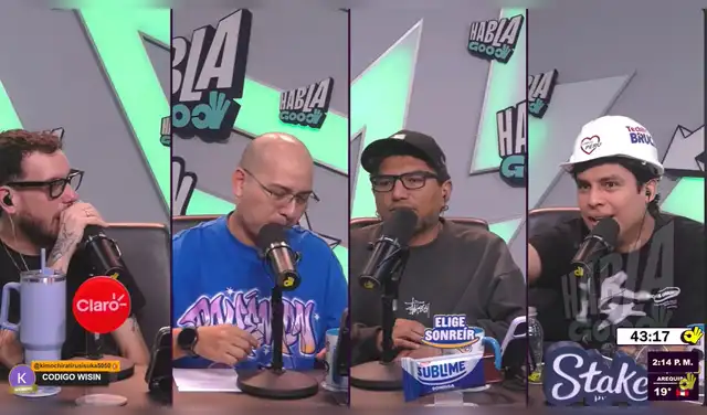 Curwen habló a su estilo del ampay de su novia Carla Campos Salazar. Foto: YouTube.  