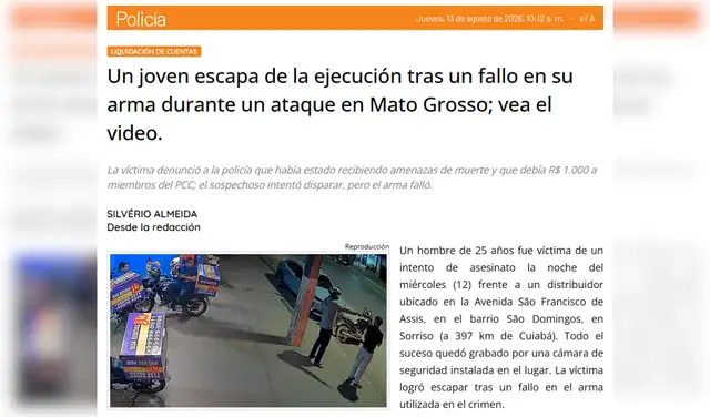 Nota de Hipernoticias traducida al español. Foto: Hipernoticias
