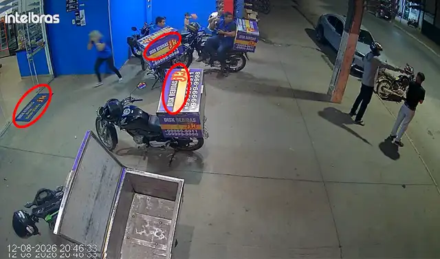 Los hechos sucedieron frente al local Disk Bebidas JK. Foto: Hipernoticias