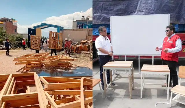 Esta iniciativa forma parte de un plan para mantener el servicio educativo y cuenta con mobiliario adecuado para estudiantes y docentes en espacios temporales.