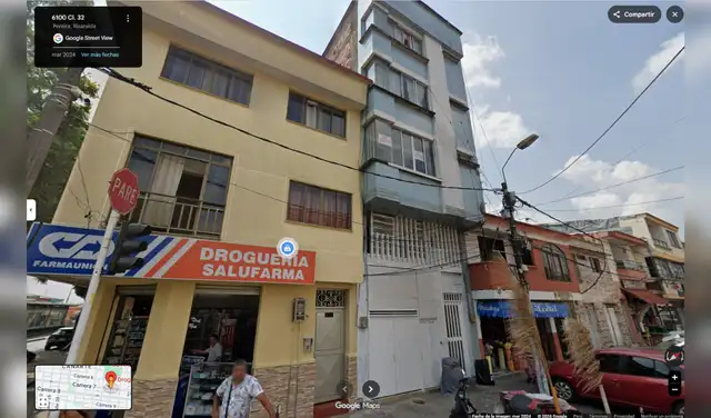 Lugar de los hechos localizado en Pereira, Colombia. Foto: Google Maps