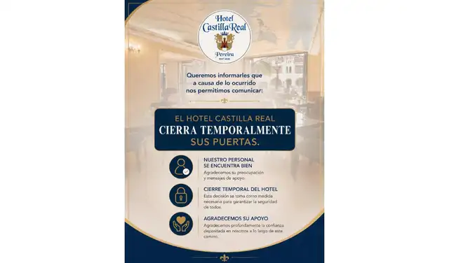 Publicación del hotel. Foto: Hotel Castilla Real