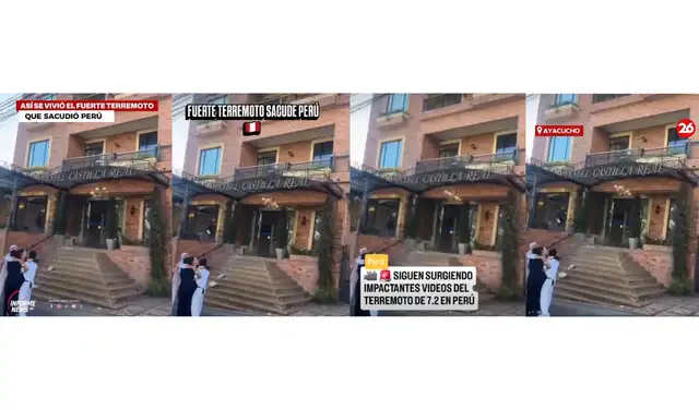 Algunas de las versiones del mismo video difundidas en redes. Fotos: Facebook e Instagram