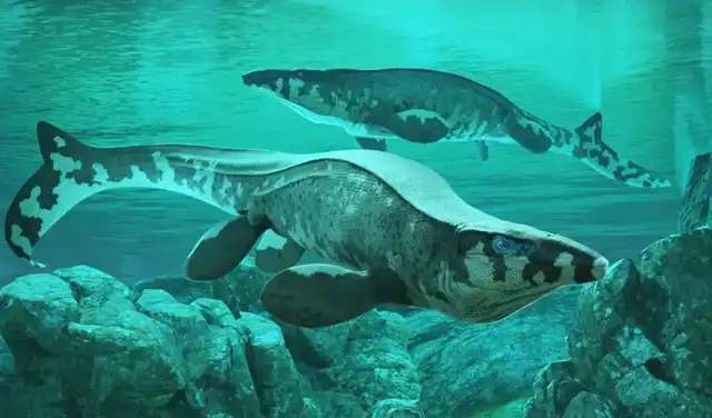 Representación del Tylosaurus rex en el Mar Interior Occidental de Norteamérica, durante el periodo Cretácico. Foto: Alderon Games/Path of Titans