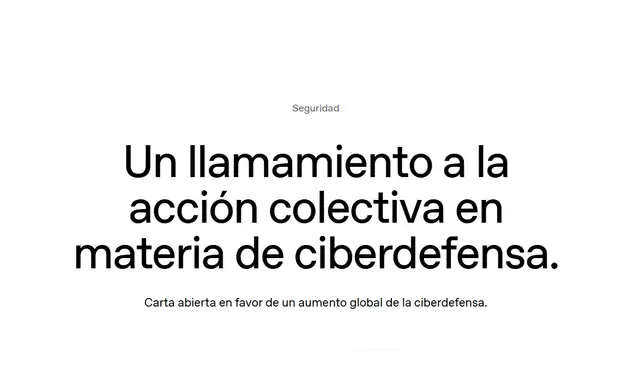 Así titulan la misiva los gigantes tecnológicos del mundo