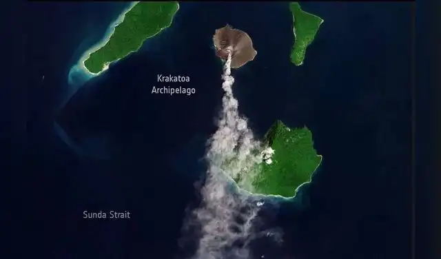 El fenómeno volcánico liberó energía equivalente a 13.000 bombas atómicas, generando tsunamis de hasta 41 metros que devastaron las costas de Java y Sumatra. Foto: El Mundo