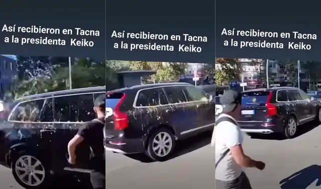 Capturas del video viral. Foto: Facebook Capturas del video viral. Foto: Facebook