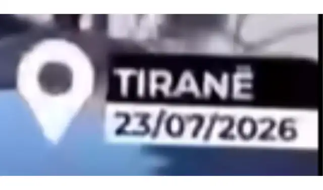 Frame del video con la ubicación. (Tiranë, Albania). Foto: Facebook Frame del video con la ubicación. (Tiranë, Albania). Foto: Facebook