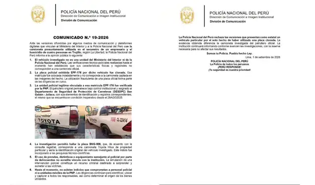 Comunicado PNP