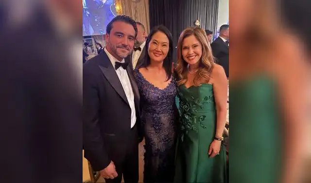 Amistad. El socio de Cerimedo, el español Javier Negre, el día de la velada en Mar-a-Lago. Desde su medio Negre hizo campaña por la candidata. Foto: @javiernegre10  