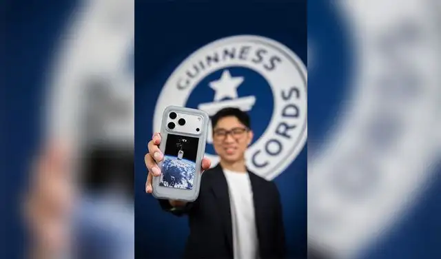 El evento demostró que, a pesar de las difíciles condiciones, el iPhone mantuvo su funcionalidad completa tras el aterrizaje. Foto: Rhinoshield.es/Instagram El evento demostró que, a pesar de las difíciles condiciones, el iPhone mantuvo su funcionalidad completa tras el aterrizaje. Foto: Rhinoshield.es/Instagram
