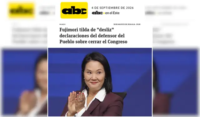 Nota de ABC. Foto: ABC Nota de ABC. Foto: ABC