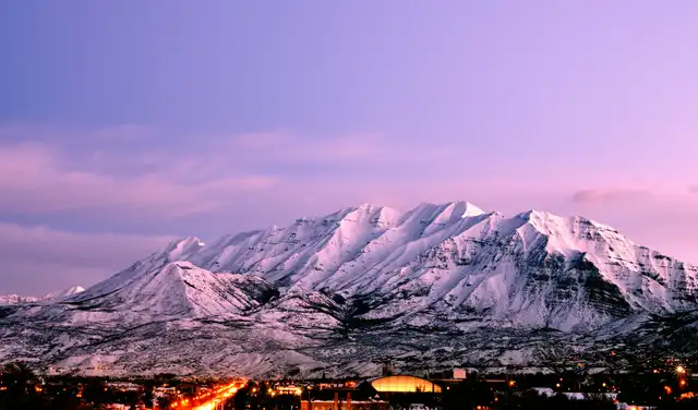 Vista del monte Timpanogos desde Provo, Utah. Foto: Wikimedia Vista del monte Timpanogos desde Provo, Utah. Foto: Wikimedia