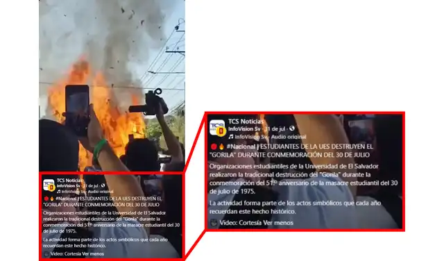 Video con el contexto original. Foto: Facebook