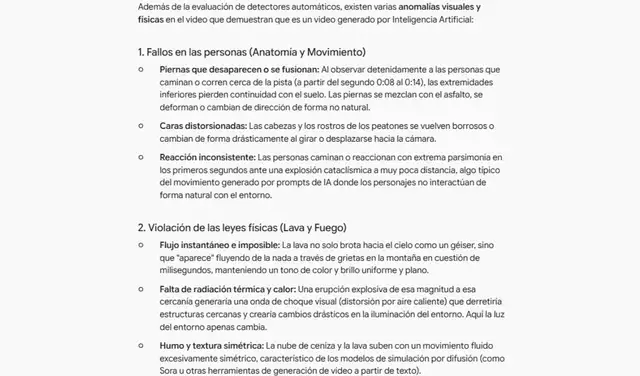 Análisis del video con SynthID. Foto: SynthID Análisis del video con SynthID. Foto: SynthID