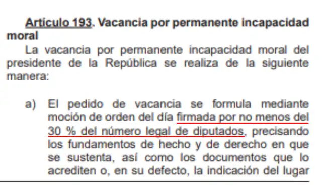Artículo 193 Reglamento de la Cámara de Diputados. Foto: Reglamento de la Cámara de Diputados