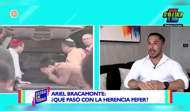 Ariel Bracamonte dio entrevista a 'Estás en todas'. Foto: América TV.  
