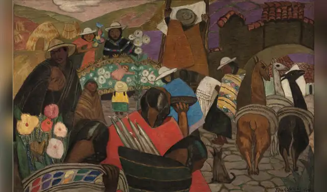 “Fiesta de Huancahuari” (1931). Imagen: Colección particular, Lima.